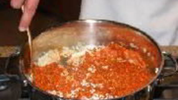 ризотто в томатном соусе