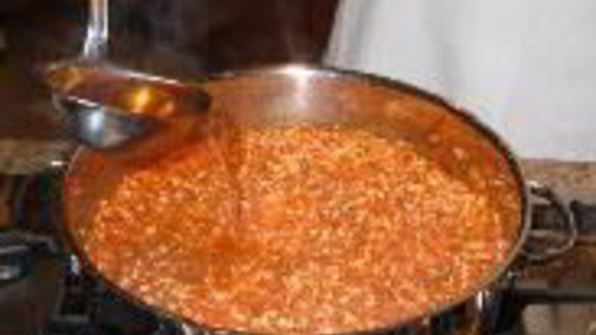 ризотто в томатном соусе