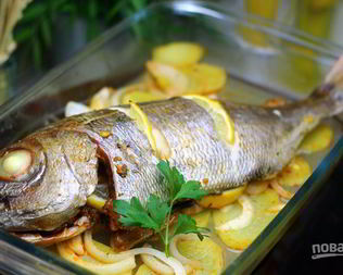 Дорада в духовке