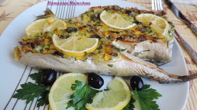 Фаршированная скумбрия Веселье новогоднее