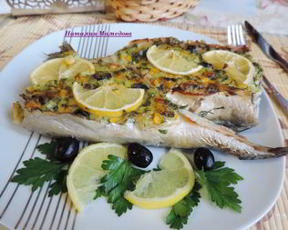 Фаршированная скумбрия Веселье новогоднее