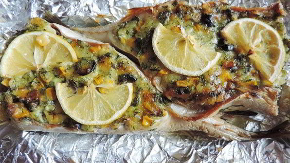 фаршированная скумбрия веселье новогоднее