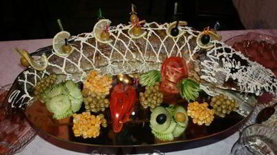 Фаршированный судак в духовке