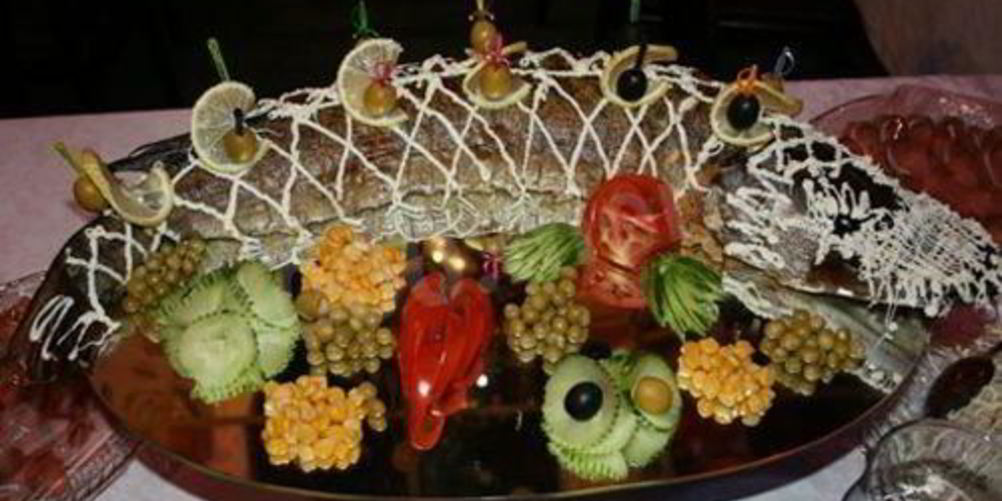 Рецепт фаршированный судак в духовке