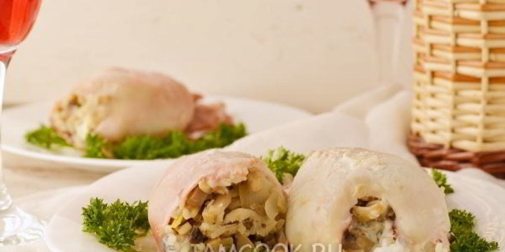 Рецепт фаршированные кальмары в духовке