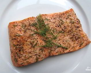 Филе лосося в духовке