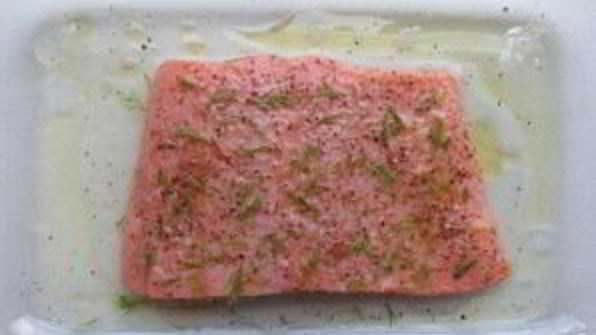 филе лосося в духовке