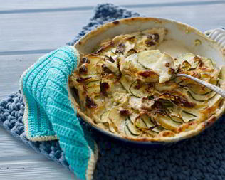 Форель с картошкой