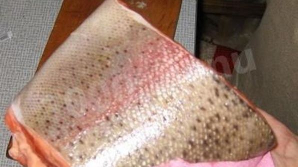 форель слабосоленая на коньяке