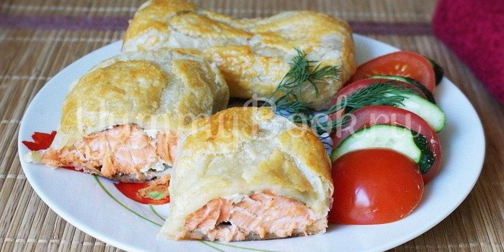 Рецепт форель в слоеном тесте