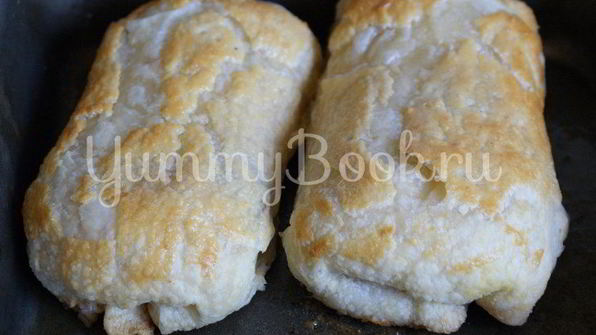 форель в слоеном тесте