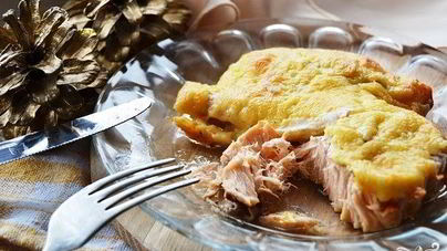 Горбуша под сыром