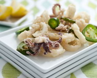 Кальмар жареный