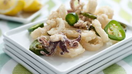 Кальмар жареный