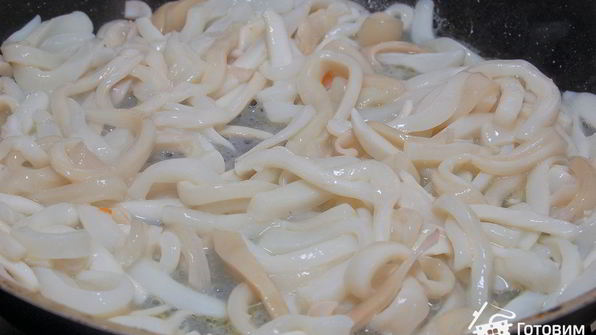 кальмары в маринаде