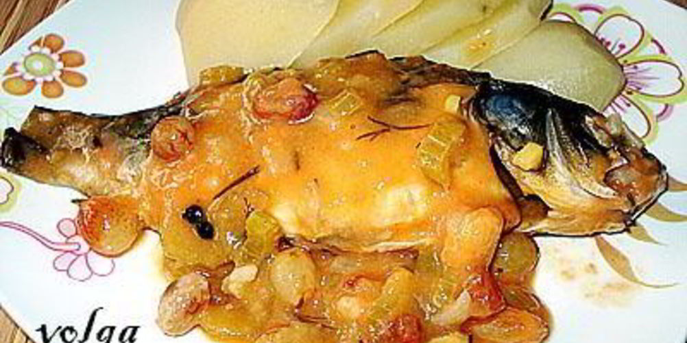 Рецепт карп в кисло-сладком соусе