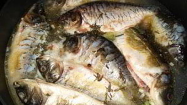 карп в кисло-сладком соусе
