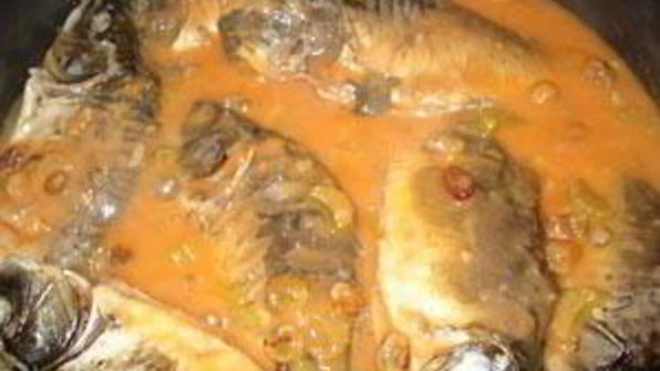 карп в кисло-сладком соусе