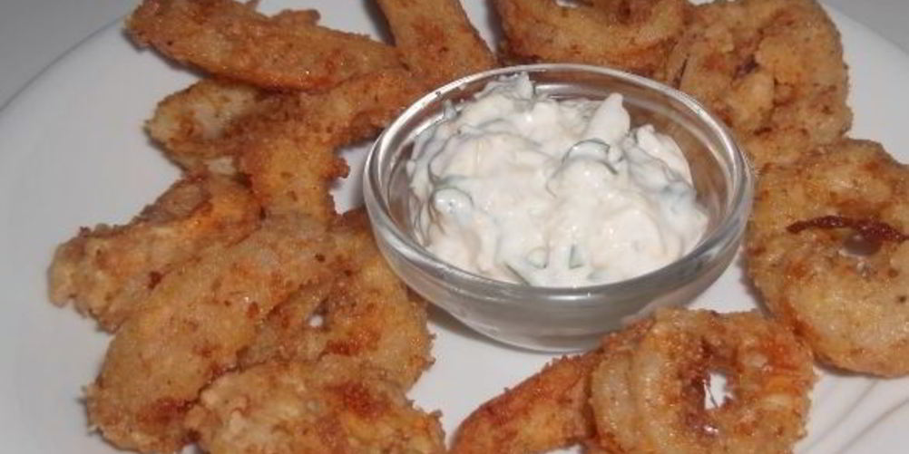 Рецепт кольца кальмаров в кляре