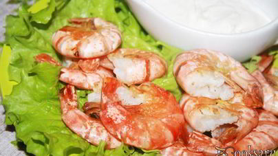 Креветки-гриль с соусом Тропикана