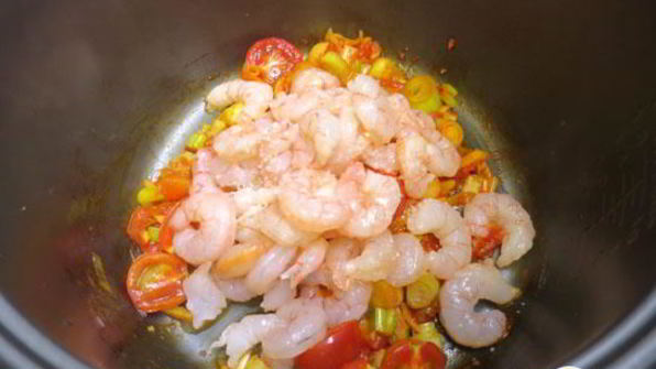 креветки карри в мультиварке