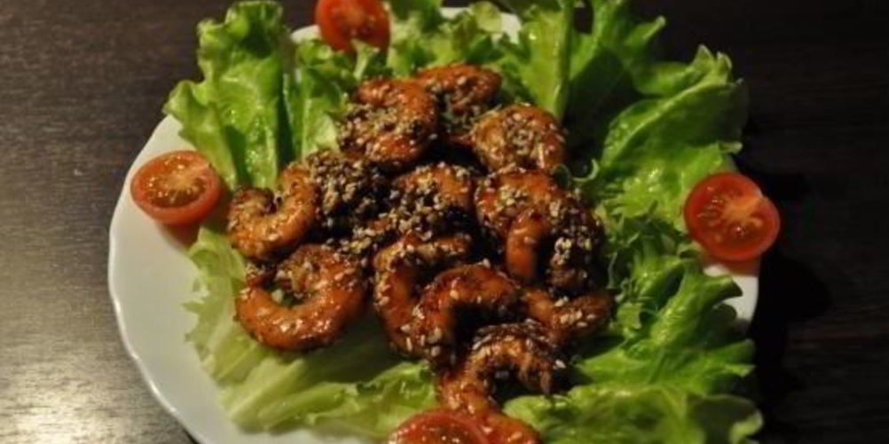 Рецепт креветки в соевом соусе