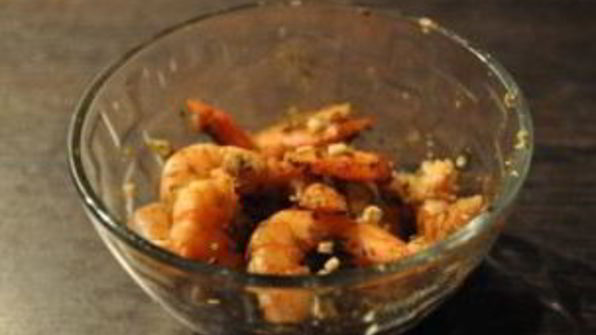 креветки в соевом соусе