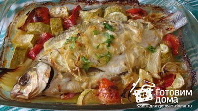 Лещ под сметаной