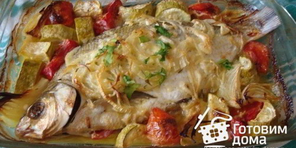 Рецепт лещ под сметаной