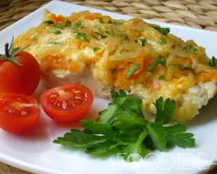 Минтай в духовке