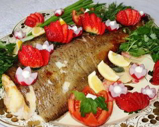 Палтус По-королевски