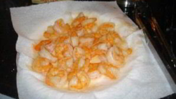 пикантные креветки с чесноком