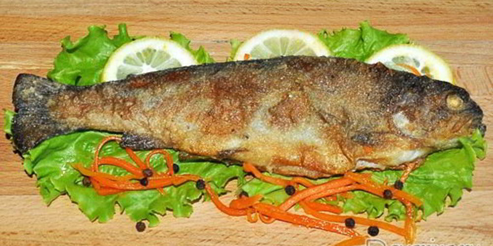 Рецепт речная форель, жаренная с майонезом