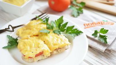 Рыба по-французски на ужин