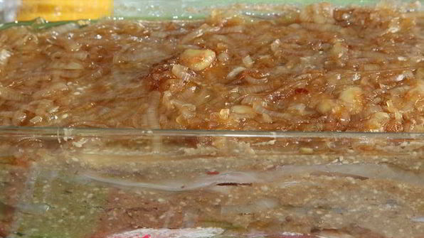 рыба под баклажановой шубкой