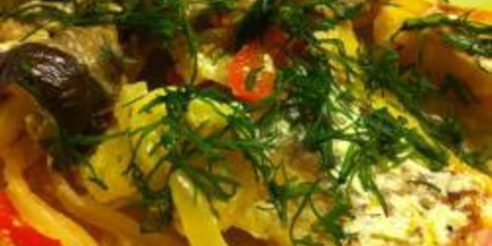 Рецепт рыба с баклажанами в горшочках