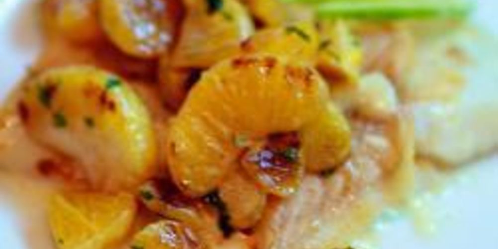 Рецепт рыба с мандаринами