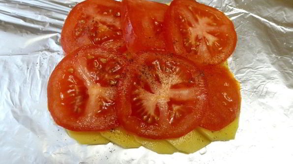 рыба с овощами в духовке