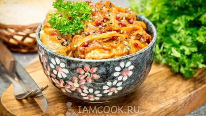 Рыба тушеная в томате с овощами