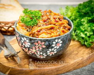 Рыба тушеная в томате с овощами