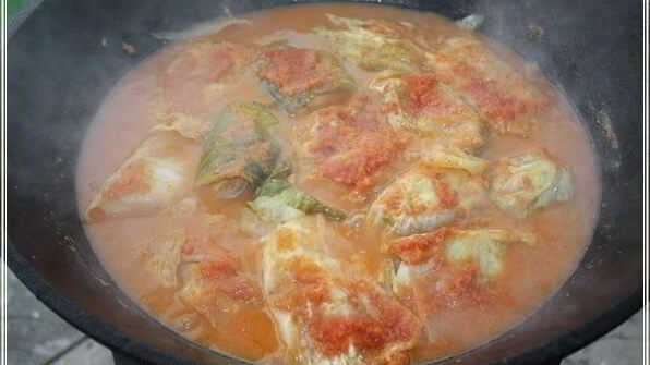 рыба в капусте