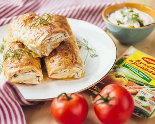 Рыба в конвертах из лаваша