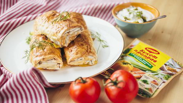 рыба в конвертах из лаваша