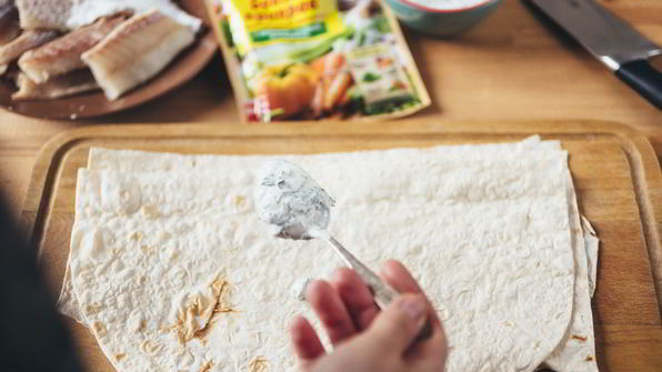 рыба в конвертах из лаваша