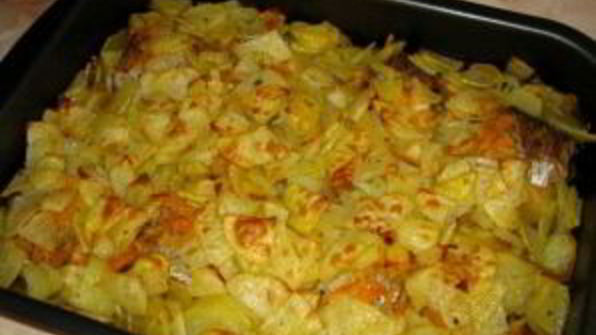 щука в духовке с овощами