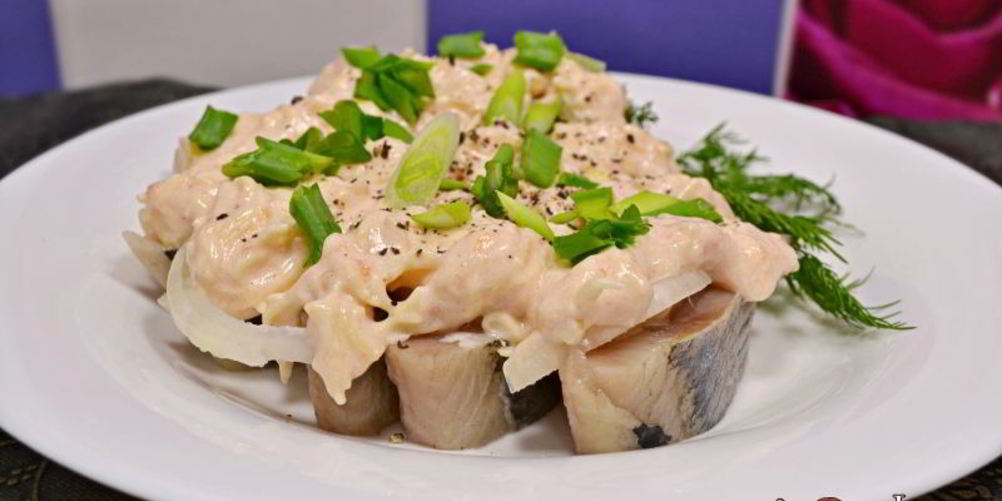 Рецепт сельдь в сырном соусе