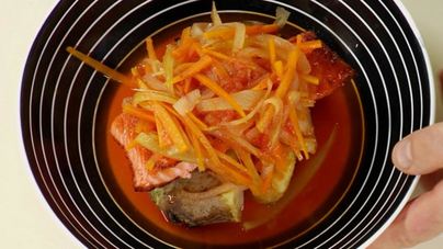 Семга под маринадом