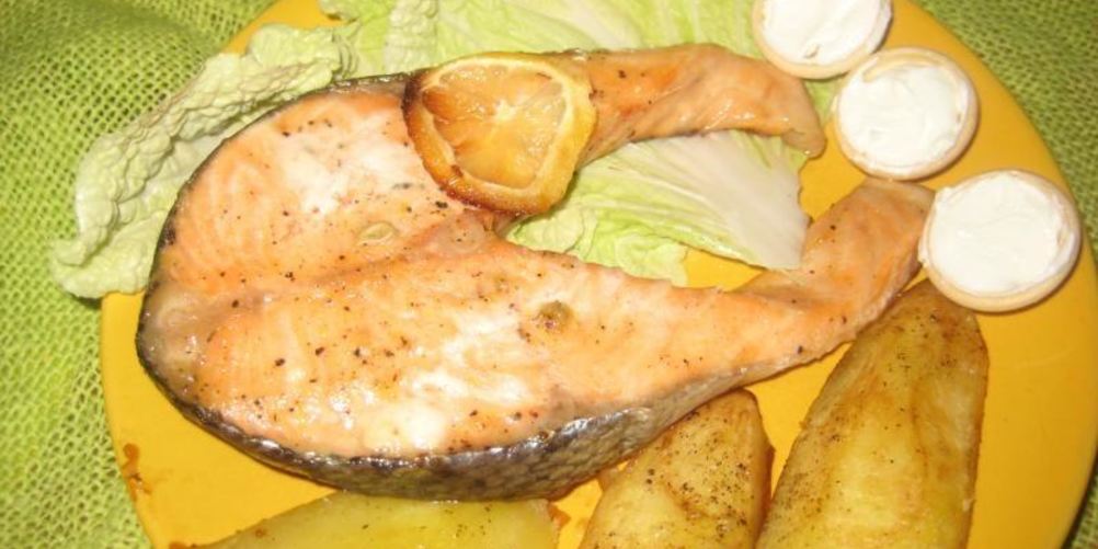 Рецепт семга в фольге в духовке с картофелем