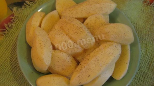 семга в фольге в духовке с картофелем