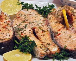 Семга в фольге